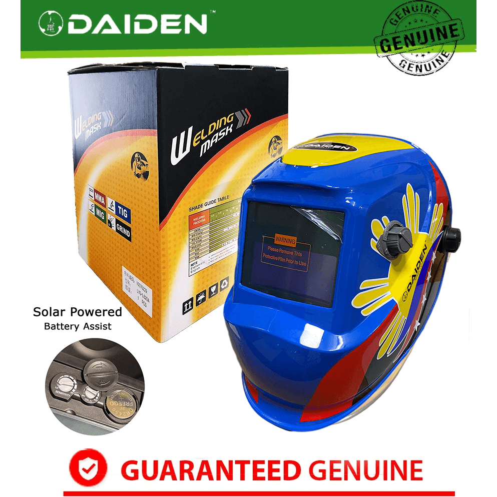 Daiden Auto Darkening Helmet / Mask for Welding | Daiden by KHM Megatools Corp. Daiden Auto Darkening Helmet / Mask for Welding | Daiden by KHM Megatools Corp.